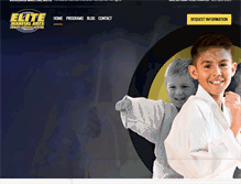 Tablet Screenshot of kirklandmartialarts.com